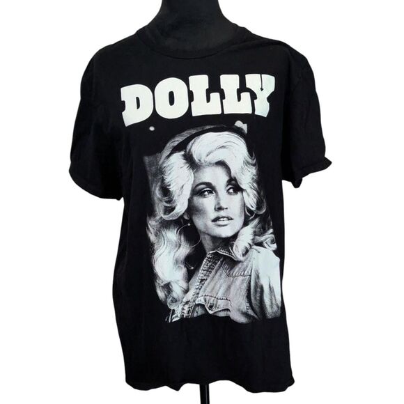 DOLLY PARTON Portrait T-Shirt L/G Country Music Vintage Aesthetic Tee - Picture 1 of 5